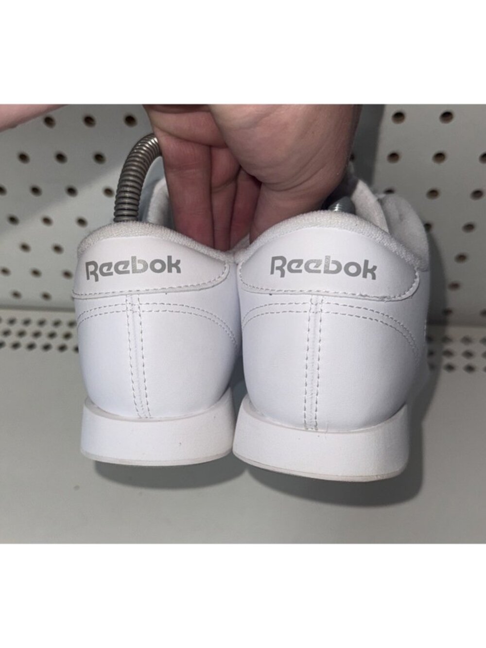Reebok Classic Princess Womens Leather Athletic Shoes Sneakers Size 8 White - Picture 3 of 8
